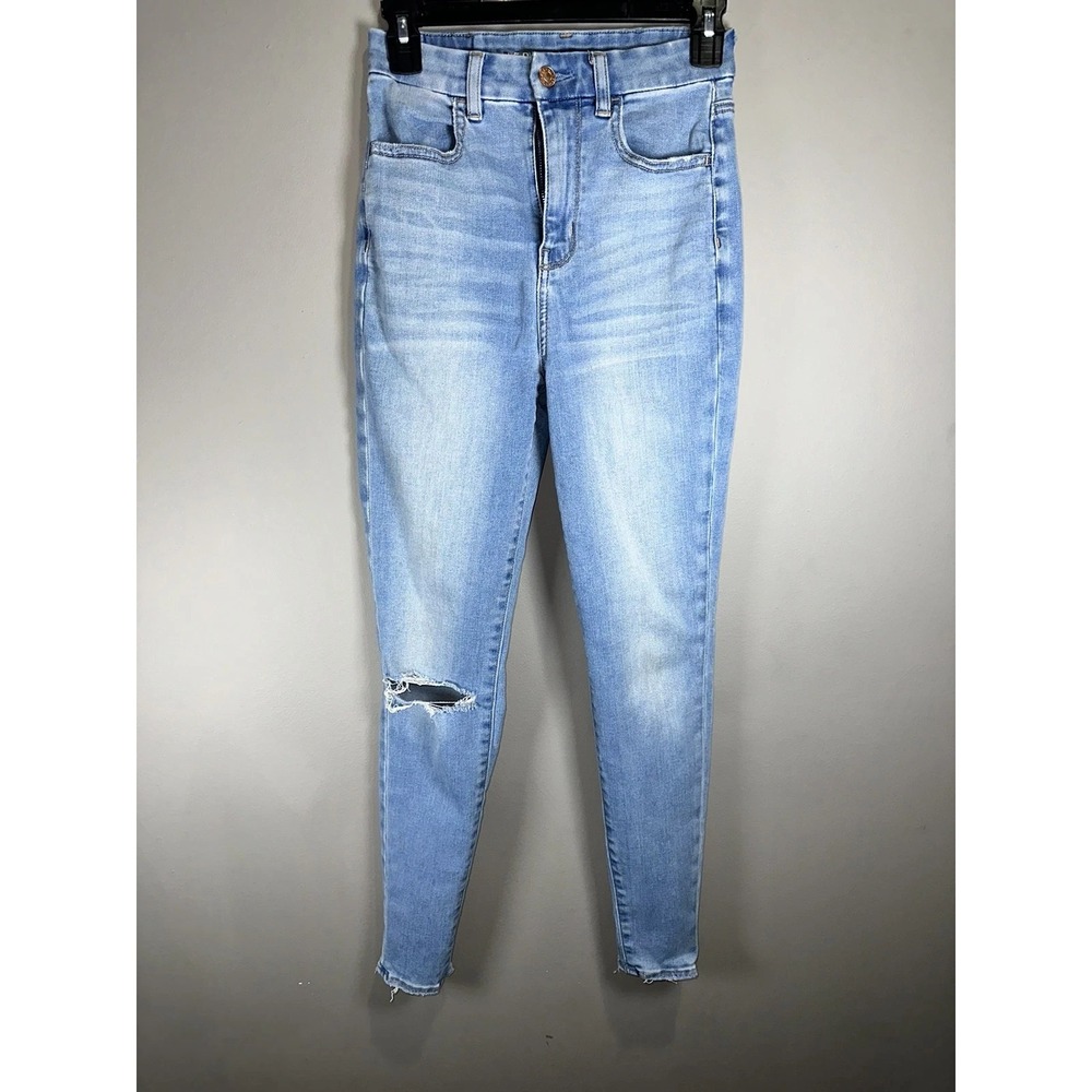 American Eagle jeans women's size 2 curvy highest rise jegging 28 inch inseam